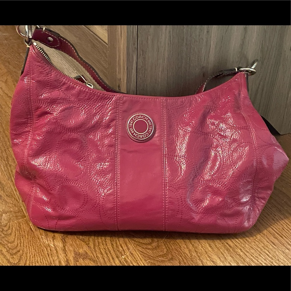 Pink Coach handbag